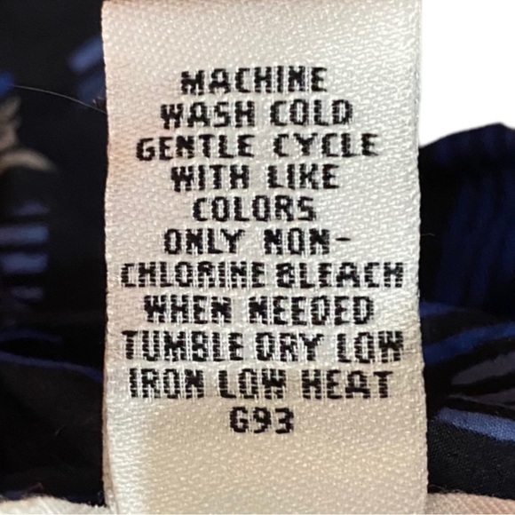 Calvin Klein Geometric A-line Dress Black Blue Mini Size 2 - Picture 6 of 7